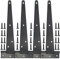T Hinges,4 Pcs 8 Inch T Strap Heavy Duty Black Metal Door Hinges, Used for Wood Doors, Outdoor Wooden Fences, Shed Doors, Gates,Cabinets,Windows(100/150/200mm) (8 inch)