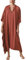 Bsubseach Mujeres Rojo Sedoso Kaftan Vestidos Batwing Manga Traje de baño Cubrir V Cuello Caftan Maxi Vestido Verano
