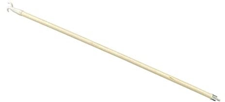 Roto Original Treppe Zugstab komplett 1000 mm lang Ziehstab in Material Holz Inklusive Vierkant am Ende des Stabes Bedienstab für Bodentreppe Designo bis zu einer Raumhöhe von 280 cm