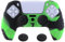 eXtremeRate PlayVital Cover Custodia per ps5 Joystick Controller Skin Silicone Antiscivolo Protettiva con Gommini Copri Levette Analogiche-Guardian Edizione,Verde Nero Mimetico