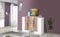 möbelando Highboard Beistellschrank Anrichte Standschrank Kommode Schrank Pinerolo I Weiß Hochglanz/Ahorn