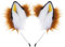 baotongle Handgemachte Wolf Fuchs Ohren katzenohren Halloween Cosplay Kostüm Zubehör Haarband (Brown)