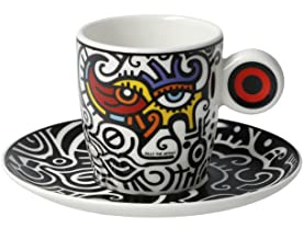 Goebel Espressotasse zum Sammeln Bright Eyes I von Billy The Artist aus Fine Bone China, 0,1L, 67-080-69-1