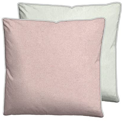 biberna 0840500 Wende-Bettwäsche Kopfkissenbezug Melange-Flanell 1x 40x40 cm Rose