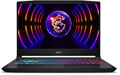 MSI Katana 15 B13VFK-031XES Gaming-Laptop, 39,6 cm (15,6 Zoll), Full HD, 144 Hz, Intel Core i7-13620H, 16 GB RAM, 1 TB SSD, RTX 4060 8 GB, ohne Betriebssystem, Schwarz, spanische QWERTY-Tastatur
