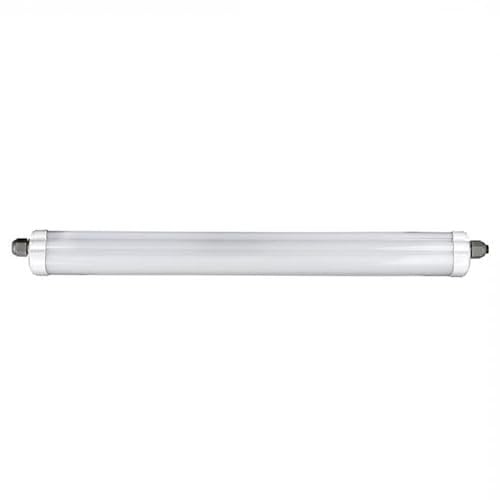 V-TAC LED Wannenleuchte Hallenlampe Garagenleuchte Feuchtraumleuchte Deckenlampe, strahlwassergeschützt, Abstrahlwinkel 120°, 48W 5760lm 6500K kaltweiß, L 150 cm