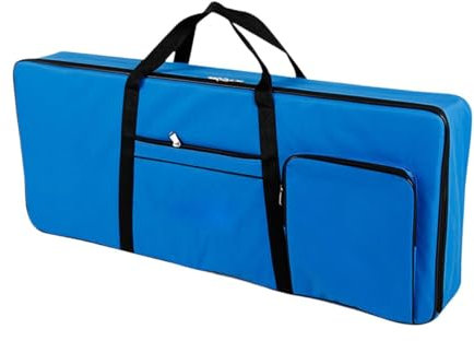Dickly 61 Key Keyboard Case, Electronic Keyboard Bag, Electric Piano Case, blue