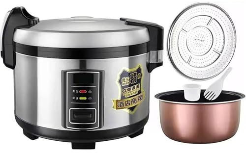 MGHRUE Olla Arrocera Grande (10-25 L) Olla Arrocera Comercial/Olla De Cocción Lenta, Olla Interior Antiadherente Gruesa, para Hoteles, Restaurantes, Cantinas, Escuelas,20L