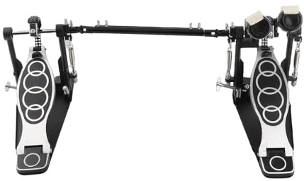 Doppel-Kick-Pedal, Professionelles E-Drum-Set, Doppelbass-Pedal für Elektronische Trommeln (Pedal)