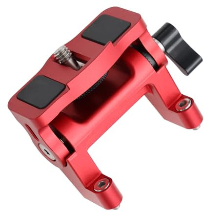 HangTon WCU-4 Monitor Bracket Support Mounting for ARRI SmallHD Atomos, Tilt Angle Adjusted, Rosette Tooth Installation Kit 1/4 Screw, Red