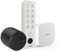 tedee GO 2 Set | smartes Türschloss Schwarz | WLAN-Bridge | biometrisches Tastenfeld Weiß | Smart-Home-Lösung iOS, Android | PIN + Fingerprint | Bluetooth | Auto-Unlock | Keine Installationshardware