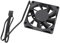BONKZEBU Ventilador PWM de 70 Mm, Ventilador de Enfriamiento de Rodamiento de Bolas Dual, 4 Pin PWM Control de Temperatura Inteligente PC Case Vanicura de hasta 2500 Rpm 7 Cuchilla,