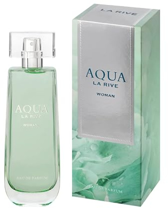 LA RIVE Aqua Parfüm Woman Eau de Parfum 90ml – blumig-fruchtiger Damenduft mit Zitrone Jasmin Rose Veilchen Vanille – frisches Parfum für Frauen – sommerlich, sinnlich langanhaltender Duft Damen
