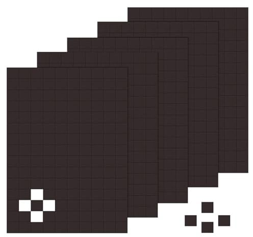 Magnetplättchen Selbstklebend 10x10 mm 750STK | Klebeplättchen, Magnete zum Kleben für Schule Büro Kühlschrank Whiteboard