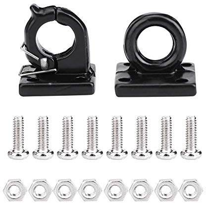 Gucagle Jeu de Supports de Manille de Verrouillage de remorquage de remorque de Simulation, pour Voiture SCX10 CC01 D90 D110 TF2 RC