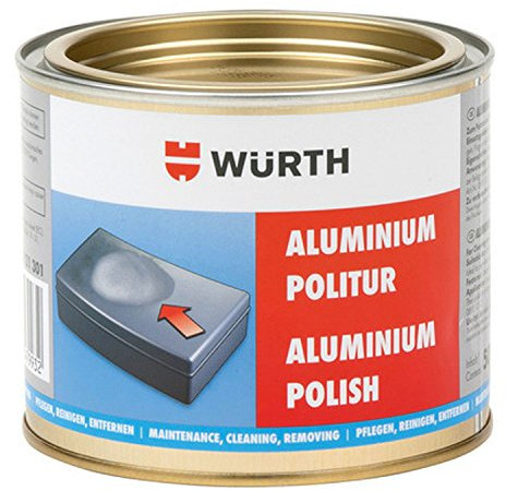 Aluminium Politur - 500ml - Zur Sanierung von hartnäckigen Verschmutzungen, wie Metalloxidationen, Flugrost, Ausblühungen und anderen Ablagerungen.