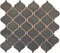 Retro Vintage Mosaik Fliese Keramik Florentiner altgrün glänzend für WAND BAD WC DUSCHE KÜCHE FLIESENSPIEGEL THEKENVERKLEIDUNG BADEWANNENVERKLEIDUNG WB13-0508