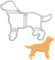 Labrador Retriever Körper Ausstechform, 1 Teil, Bakerlogy