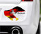 Sticker-Designs 10cm! Klebe-Folie Wetterfest Made-IN-Germany:Borkum-Insel-Niedersachsen D08 UV&Waschanlagenfest Auto-Aufkleber Profi-Qualität!