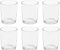 Floralcraft Cylinder Votive Candle Holders - Clear (Set of 6), Glass Tealight Holder for Table Centerpiece, Home Party Wedding Decorations