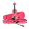 Rosa Violine 1/2 Größe mit Bogen & Etui für Kinder im Alter von 7-10 Jahren von Gear4music