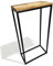 FLEXISTYLE Konsolentisch schwarz Metall Holz Eiche Industrial LOFT Design (40x80x20 EIN Regal)