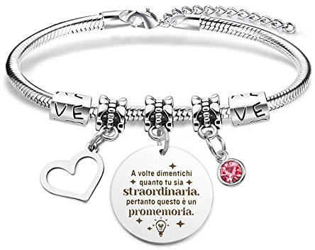 RGHSZ Bracciale Amica,Braccialetti Amicizia,Regalo Amica Compleanno,Regali Amica,Regali Migliore Amica,Ispirativo Regalo,Regalo Motivazionale per Amicizia,Sorella,Collega,Regali Natale 2025 Offerte