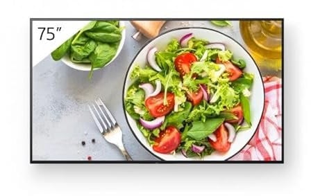 Sony FW-75BZ35L affichage de messages Panneau plat de signalisation numérique 190,5 cm (75) LCD Wifi 550 cd/m² 4K Ult