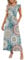 AUSELILY Womens Maxi Dress Ladies' Summer Casual Short Sleeve Long Dresses with Pocket for Daily, Holiday, Maternity Print Green, M