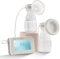 VEVOR Elektrische Doppelmilchpumpe 9,45W Brustpumpe 180ml PP-Milchflasche Milchpumpe -300±20mmHg Stillpumpe mit 4Modi und 9/15 Stufen ≤50dB Ultra-leise Sorgenfreies Abpumpen Muttermilch unterwegs