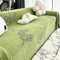 Sofa Überwurf Grüner Leopard Decken für Sofa Polyester Kuscheldecke Mehrzweck Decke für Sofa Sofadecken Langlebig Sofa Überzug Waschbar Couchschoner Mit Quasten Plaid Decke für Sofa 130x180cm