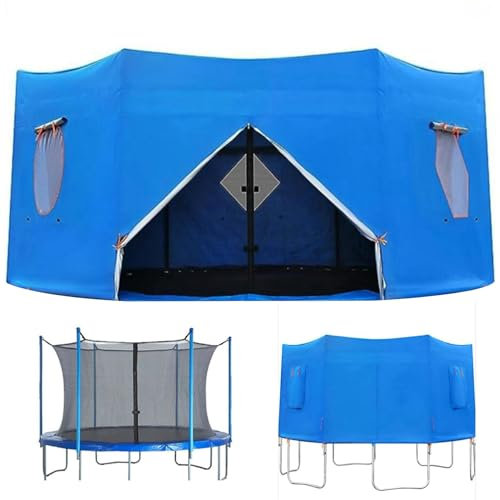CUCUFA Trampolin -Zelt, 10 Fuß Trampolinabdeckung, Oxford -Stoffzelt mit Fenster und Oberlicht, Schattenabdeckung
