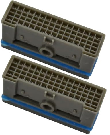 Filtro per rubinetto, Aeratore per rubinetto, Filtro rettangolare in plastica 2 pezzi, Parti di ricambio per aeratore per lavello per attacco lavello bagno cucina