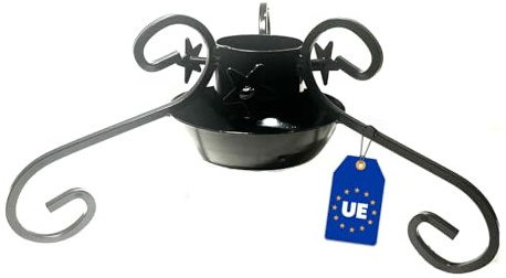 Alma Manufacturer Christbaumständer Weihnachtsbaum Ständer - 40x40x20 cm - Weihnachtsbaumständer mit Wassertank - 120 kg Belastbar - Schwarz