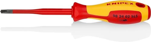 Knipex Giraviti (Slim) Plusminus Phillips Brunita, Impugnatura Isolante, in Materiale Bicomponente, Collaudato Vde 212 Mm 98 24 02 Sls
