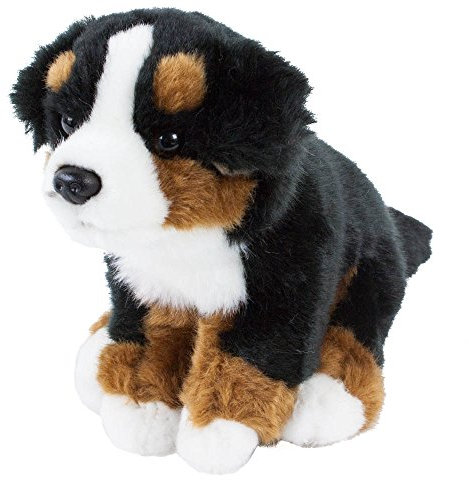 Uni-Toys Kuscheltier Berner Sennenhund Benni 22 cm sitzend braun/schwarz/weiß Plüschbernersennen Hund Plüschhund