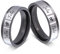Juwelier Schönschmied Trauringe Partnerringe Eheringe - inkl. WUNSCHGRAVUR - Titan 60-66 T25HHac - mit AMAZON KONFIGURATOR direkt online gestalten !