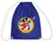 Spreadshirt Käpt'n Sharky Piratenkapitän Turnbeutel, One size, Königsblau