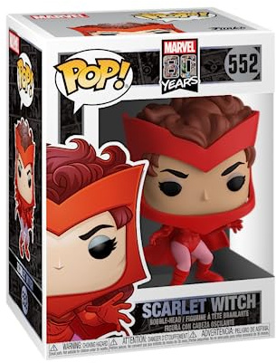Funko Pop! Marvel: 80th - First Appearance: Scarlet Witch - Marvel Comics - Collectable Vinyl Figure - Gift Idea - Official Merchandise - Toys for Kids & Adults - Comic Books Fans