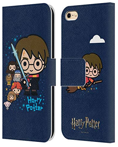 Head Case Designs Officially Licensed Harry Potter Characters Deathly Hallows I Leather Book Wallet Case Cover Compatible With Apple iPhone 6 / iPhone 6s