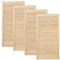 ben+camilla.com Vierer Paket / 4-er Pack Lamellentüren 99,3 x 49,4 cm Holztür Natur mit offenen Lamellen für Regale, Schränke, Möbel | Kiefer Holz unbehandelt