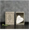 East Of India MINI Matchbox Paw Print Heart Porcelain Gift Best Friends leave paw prints on our hearts | Animal Lovers Gift | Pet Loss | Letterbox Gift