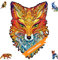 UNIDRAGON Original Holzpuzzle — Feuriger Fuchs, 197 Teile, Mittel 8.6 x 12.5 Zoll (22 x 32 cm) Schöne Geschenkverpackung, Einzigartige Form Erwachsene und