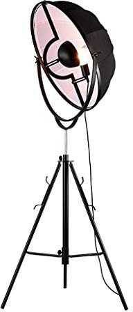 lampadaire Modèle industriel Trépied Floor Lamp Radar personnalité Nordic studio Projecteur de recherche for Salon et chambre à coucher Grand lampadaire debout