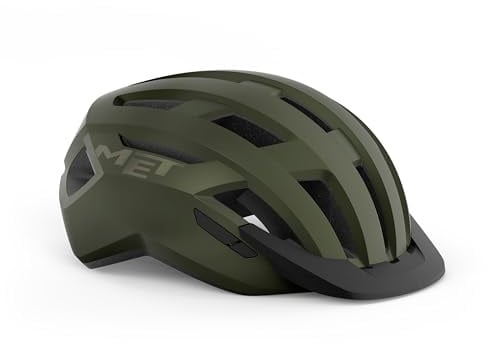 MET Sport Helm Allroad Helmet, Grün (Grün), S