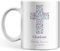 Tasse personalisiert mit Namen und Wunschtext zur Kommunion, Konfirmation oder Firmung (Motiv 1)
