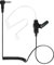 CYSSJF Radio Earpiece 3.5mm Police Listen Only Acoustic Tube Earpiece 1 Pin Radio Earpiece for Motorola Two Way Radio/Phone/Speaker Mic Security Earpiece (black-1pack)