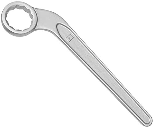WEDO Chiave ad anello unidirezionale in acciaio inox, chiave inglese 45 gradi, resistente alla corrosione, dimensioni metriche 30 mm