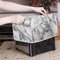 Poceacles Toaster Cover 4 Slice Wide Slot Bakeware Protector Small Kitchen Appliance Covers Dust and Fingerprint Protection Bread Maker Cover, White Marble Printed, M