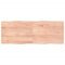 vidaXL Tischplatte, Holzplatte für Tisch Esstisch Couchtisch, Massivholzplatte Handgefertigt mit Baumkante, Ersatztischplatte Scharnierdesign, Hellbraun 160x60x(2-4) cm Massivholz Behandelt